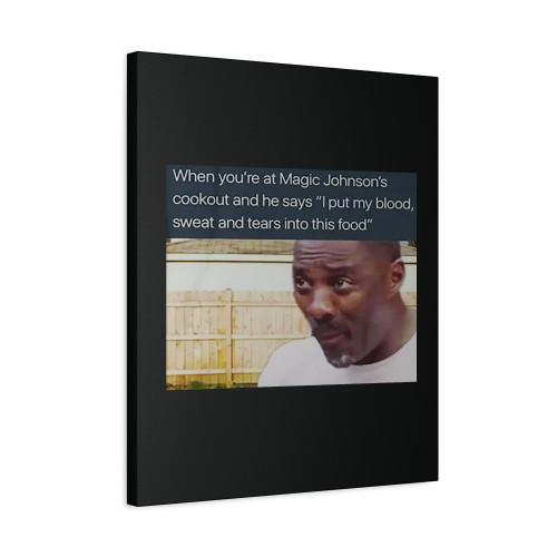 Magic Johnson Mosqutio Meme Canvas Print Poster