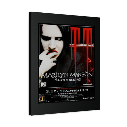 Marilyn Manson Eat Me Drink Me Frankfurt 2007 Canvas Print Poster