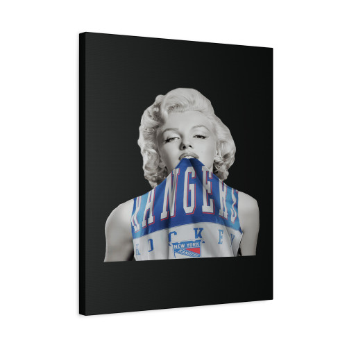 Marilyn Monroe Marylin Monroe New York Rangers Canvas Print Poster Marilyn Monroe Marylin Monroe New York Rangers Canvas Print Poster