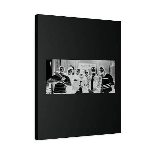 Maroon 5 With Meghan Trainor Negative Canvas Print Poster