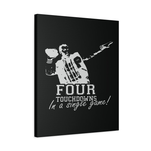 Married With Children Tv Show Polk High Football 4 Four Touchdowns In A Single One Game Bud Al Peg Kelly Bundy Ed O'Neill G.O.A.T. Canvas Print Poster