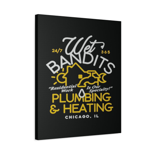 Wet Bandits Plumbing And Heating Canvas Print Poster