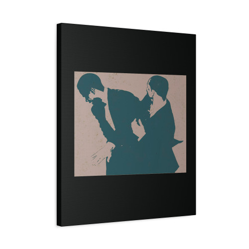 Will Smith Slap 2022 Oscar Vintage Canvas Print Poster