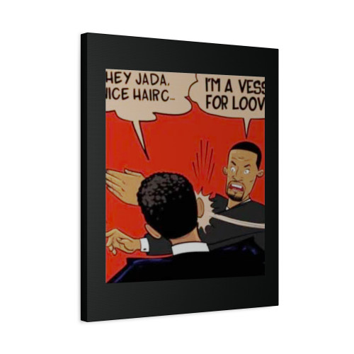 Will Smith Slap Chris Rock Oscars 2022 Canvas Print Poster