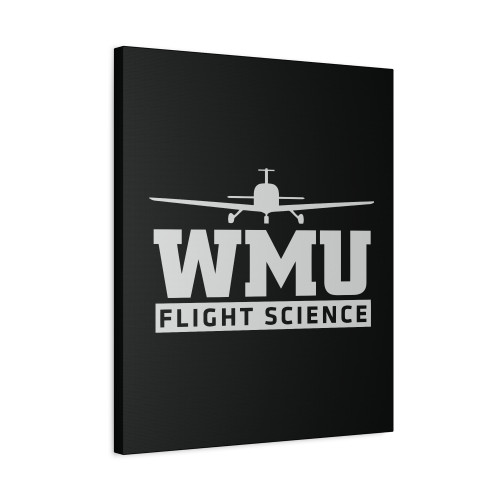 Wmu Flight Science White Canvas Print Poster