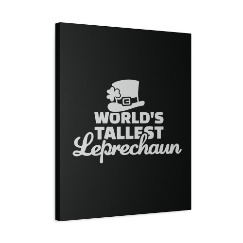 Worlds Tallest Leprechaun Canvas Print Poster