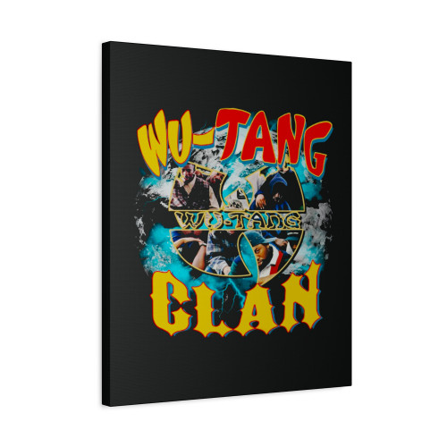 Wutang Clan Hip Hop Vintage Bootleg Retro Canvas Print Poster