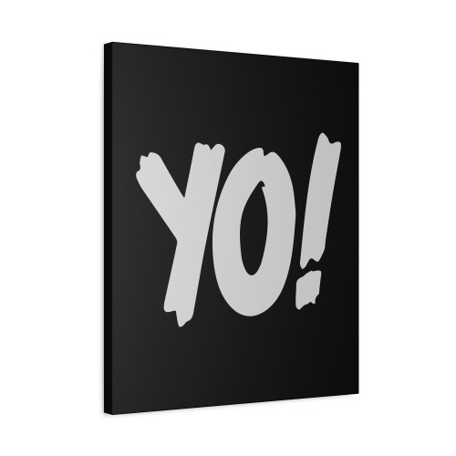 Yo Mtv Raps Replica Logo 1993 Era Whit Canvas Print Poster