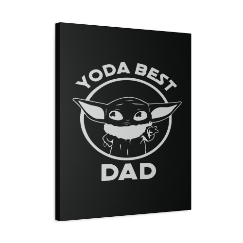Yoda Best Dad Fathers Day Canvas Print Poster