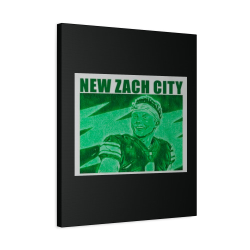 Zach Wilson New York Jets First Round Pick Canvas Print Poster