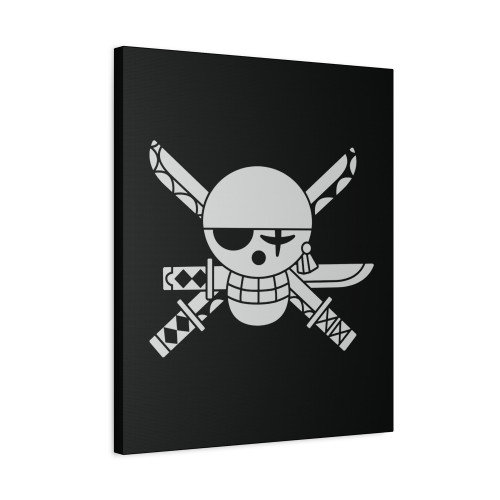 Zoro Jolly Roger 2 Canvas Print Poster
