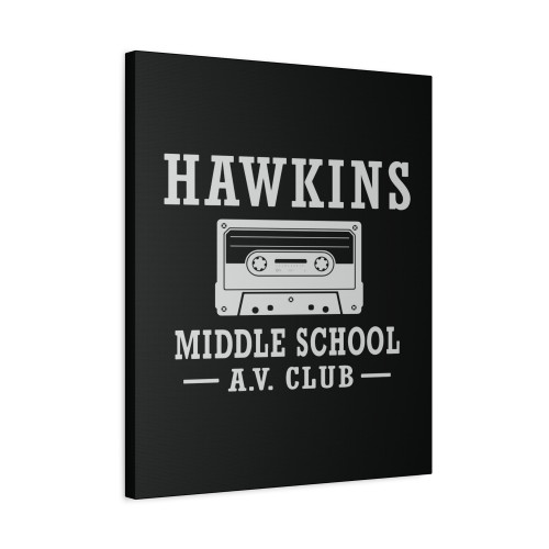 Hawkins Middle School Canvas Print Poster