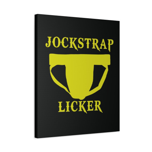 Jockstrap Licker Canvas Print Poster