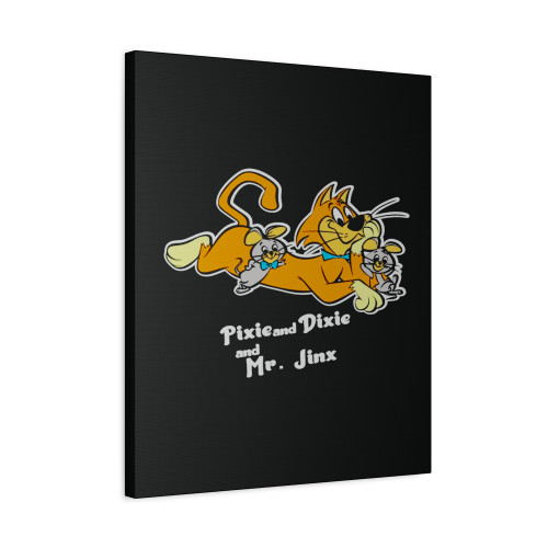 Pixie And Dixie And Mr Jinx Canvas Print Poster
