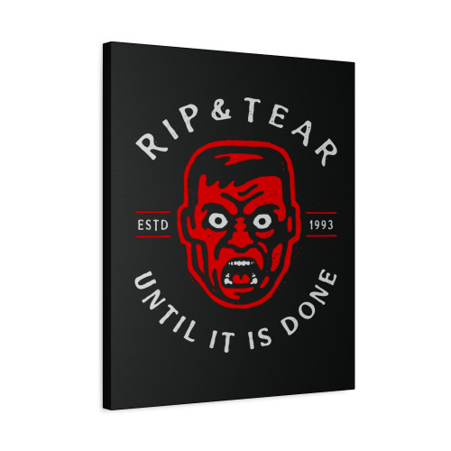 Rip And Tear Canvas Print Poster