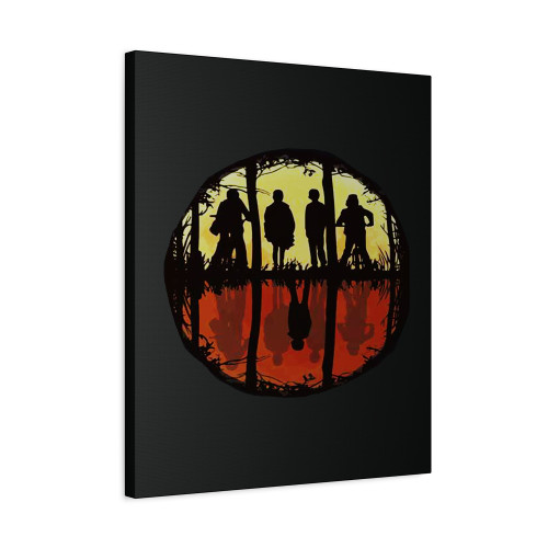 Men's Stranger Mirror Stranger Things Canvas Print Poster