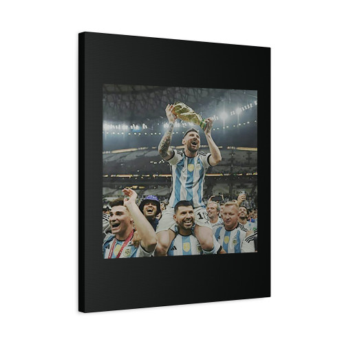 Messi World Cup Picture Canvas Print Poster