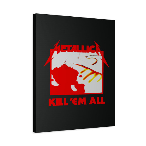 Metallica Kill Em All Tracks Canvas Print Poster