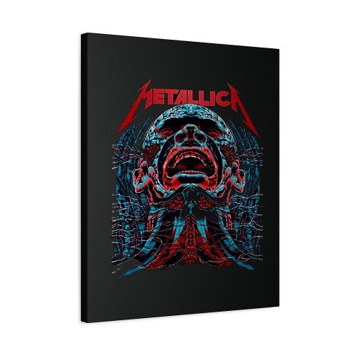 Metallica Retro Rock Band Canvas Print Poster
