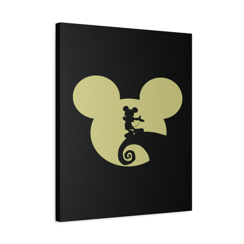 Mickey Skellington Canvas Print Poster