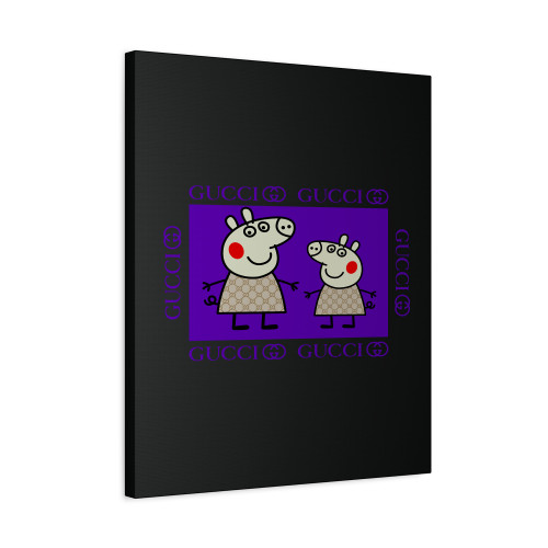 Mommy Peppa Pig Canvas Print Poster