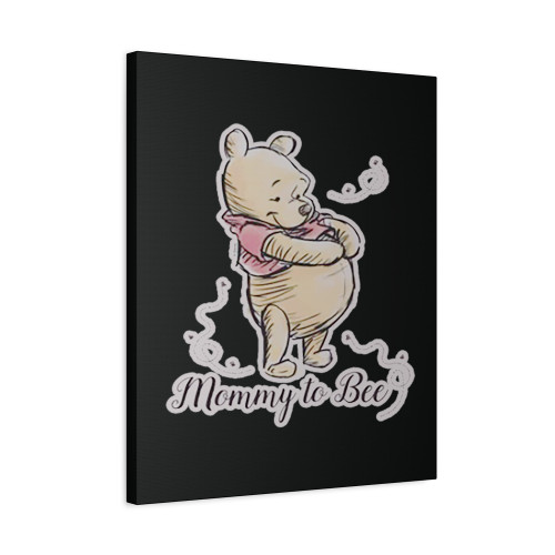 Mommy To Bee Pregnancy Reveal Canvas Print Poster