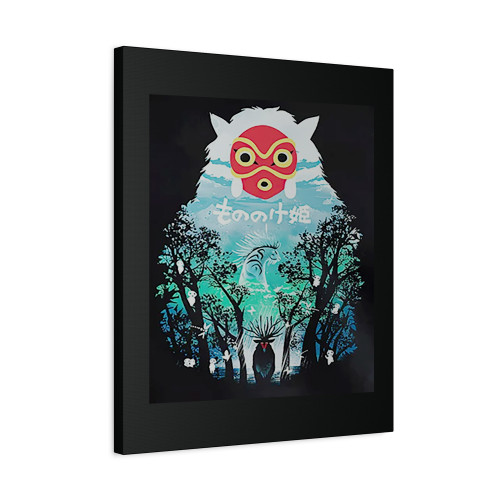 Mononoke Princess Art Mononoke Ghibli Canvas Print Poster