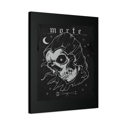 Morte Death Skull Witch Canvas Print Poster