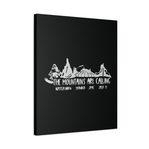 Mountains Are Calling Disney Canvas Print Poster