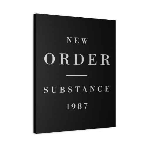 New Order Substance 1987 Canvas Print Poster