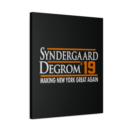 New York Degrom Syndergaard Canvas Print Poster