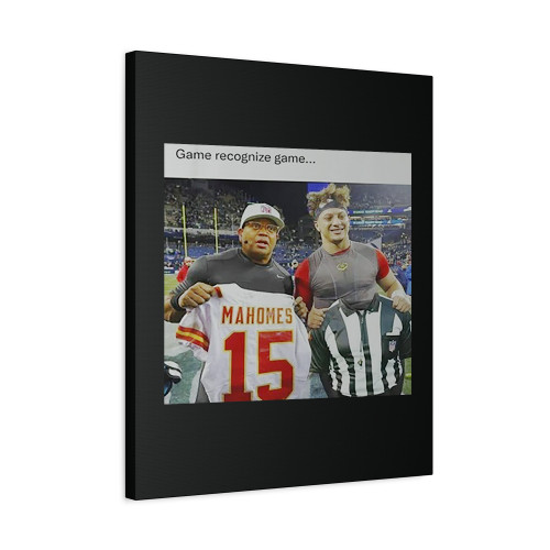 Nfl Patrick Mahomes Ref Meme Superbowl Meme Canvas Print Poster