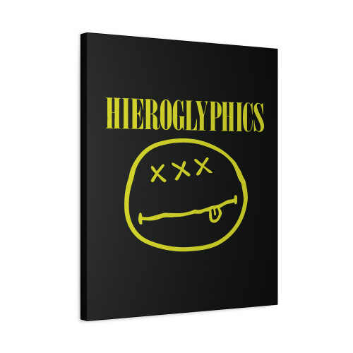 Nirvana Hieroglyphics Hierovana Canvas Print Poster