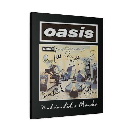 Oasis Rock Band Canvas Print Poster
