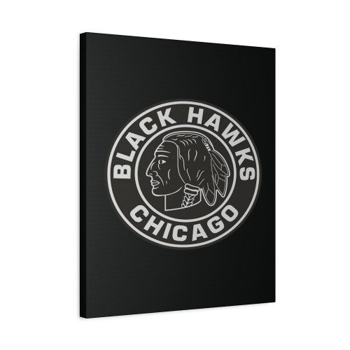 Old Chicago Black Hawks Canvas Print Poster