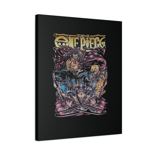 One Piece Gear Luffy Sanji Zoro Canvas Print Poster