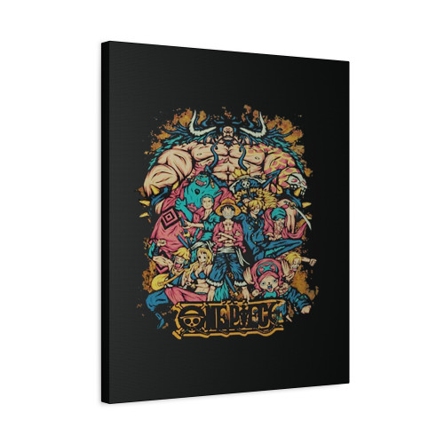 One Piece Mugiwara Art Canvas Print Poster