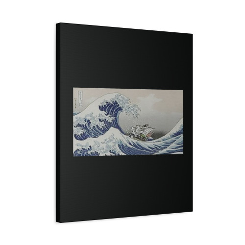 One Piece The Great Wave Canvas Print Poster