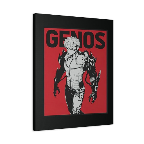 One Punch Man Anime Genos Canvas Print Poster