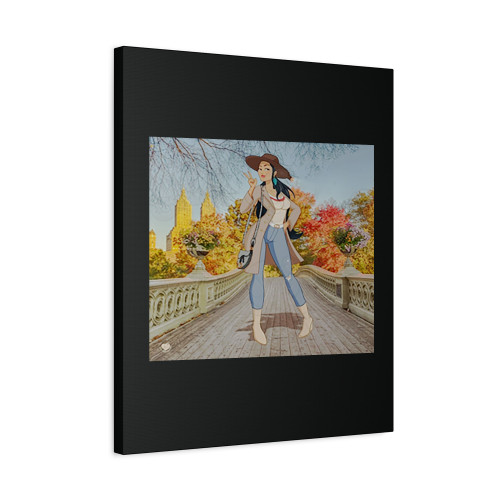 Pocahontas Street Fashion Canvas Print Poster