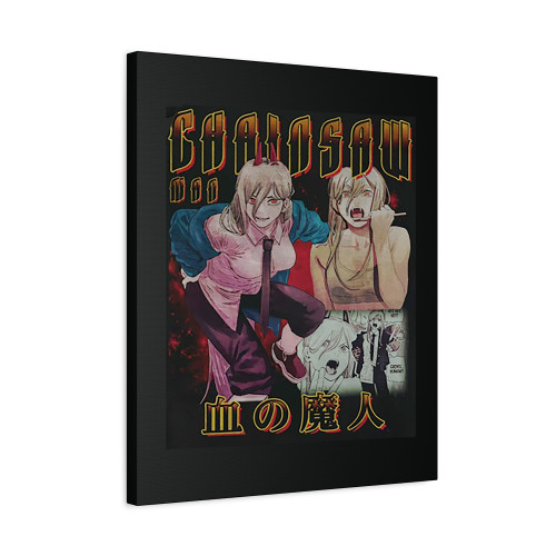 Power Chainsaw Man Canvas Print Poster