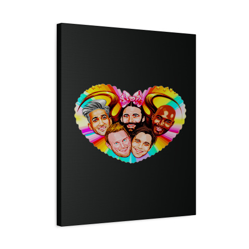 Queer Eye Band Canvas Print Poster