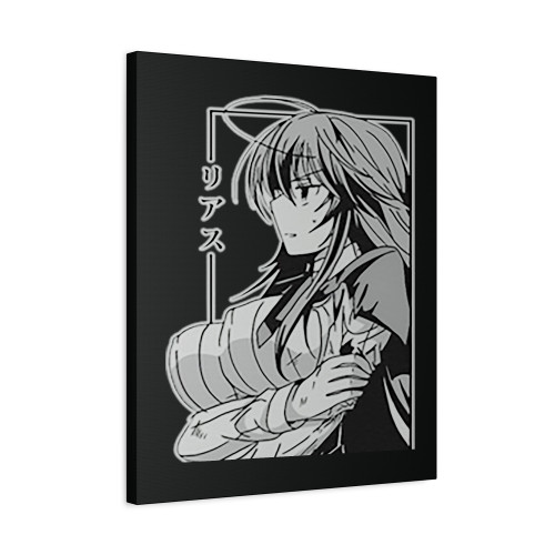 Rias Dxd Anime Waifu Canvas Print Poster