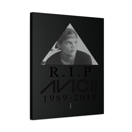 Rip Avicii Canvas Print Poster