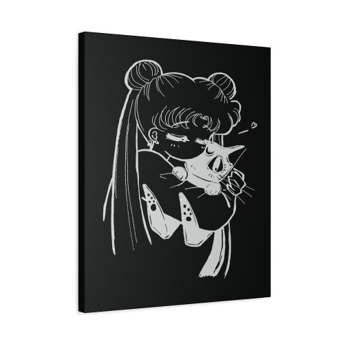 Sailor Moon Usagi Luna Canvas Print Poster