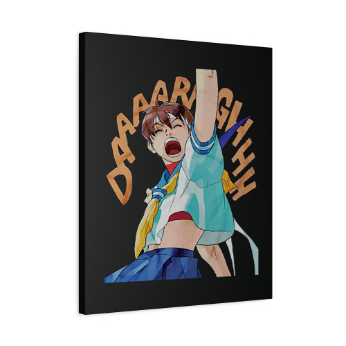 Sakura Yelling Daaaaahh Canvas Print Poster Sakura Yelling Daaaaahh Canvas Print Poster