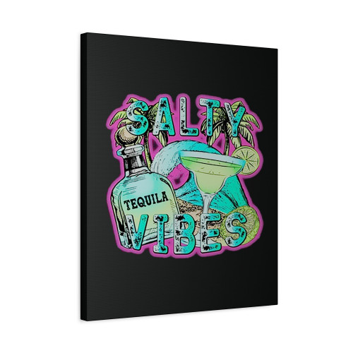 Salty Vibes Salty Beach Canvas Print Poster
