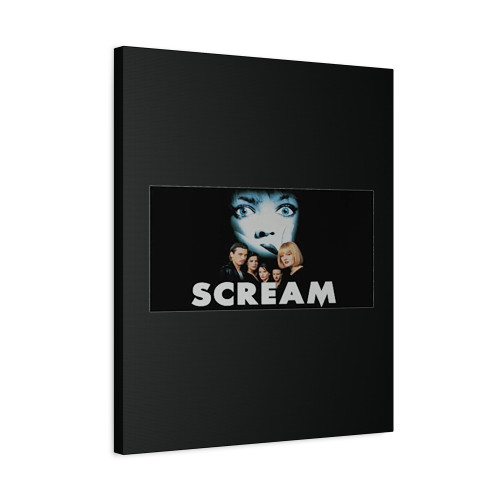 Scream Movie Vintage Love Logo Art Canvas Print Poster