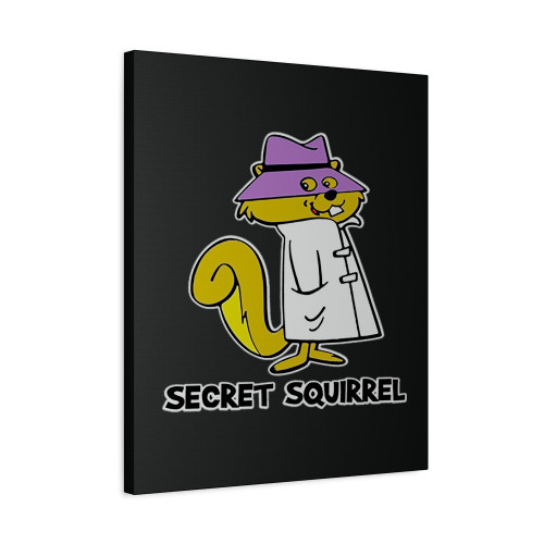 Secret Squirrel Canvas Print Poster
