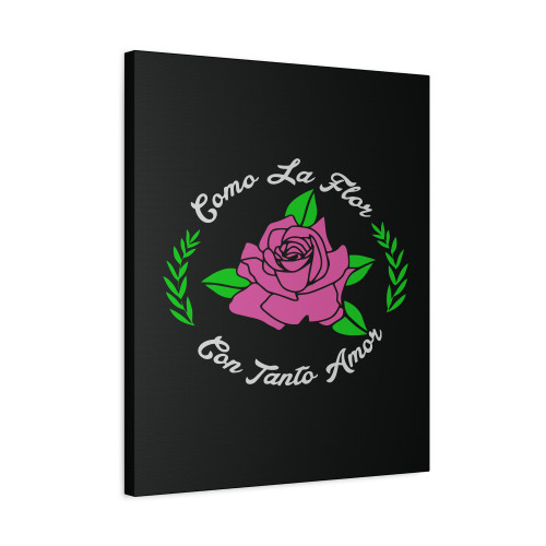 Selena Quintanilla Como La Flor Con Tanto Amor Canvas Print Poster